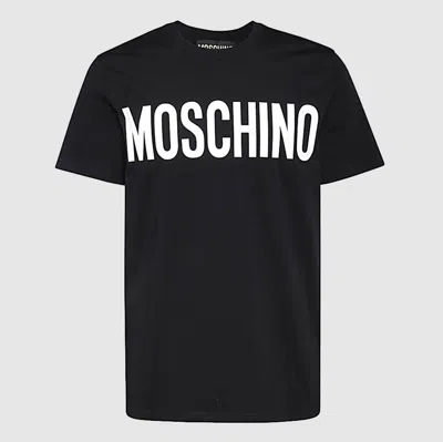 Moschino T-shirt E Polo Nero In Black