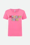 Moschino T-shirt Fucsia In Rosa