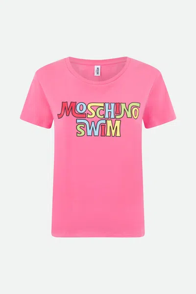 Moschino T-shirt Fucsia In Rosa