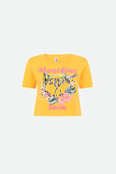 Moschino T-shirt Gialla In Giallo