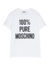 MOSCHINO T-SHIRT IN COTONE 100% PURE MOSCHINO