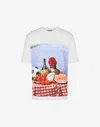 Moschino Italian Inspiration T-shirt In White