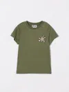 Moschino Kids' T-shirt  Kinder Farbe Olive In Green