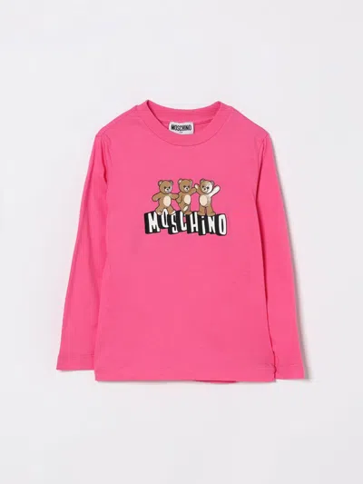 Moschino Kids' T-shirt  Kinder Farbe Azalea In Pink