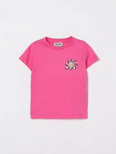 Moschino Kids' T-shirt  Kinder Farbe Azalea In Pink