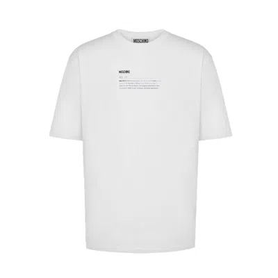 MOSCHINO T-SHIRT MAN MOSCHINO COUTURE - T-SHIRT - WHITE