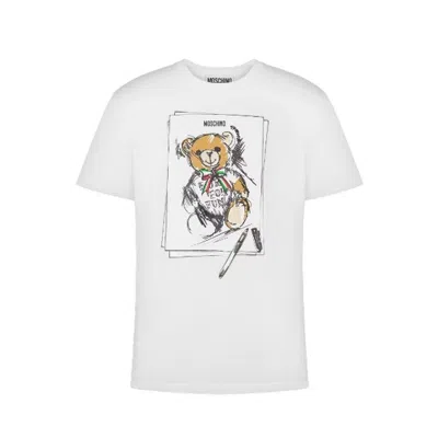 MOSCHINO T-SHIRT MAN MOSCHINO COUTURE - T-SHIRT - WHITE