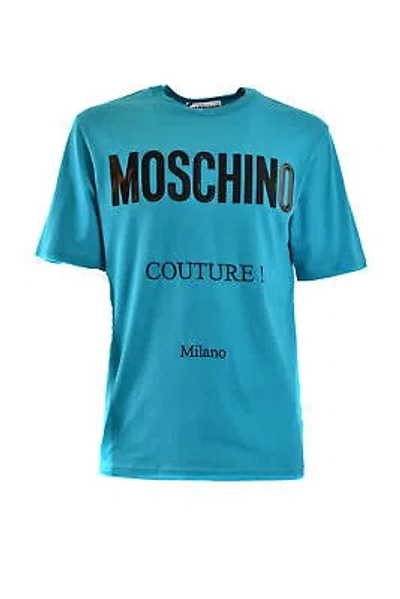 Pre-owned Moschino T-shirt  Blue Zza0721 1366 Ecm178 In Light Blue