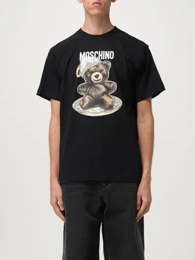 Moschino T-shirt With Print In Black