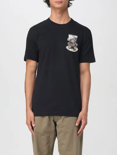 MOSCHINO T-SHIRT MOSCHINO COUTURE MEN COLOR BLACK,H29755002