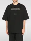 Moschino Logo-embellished T-shirt In Black