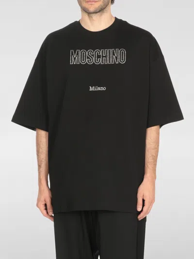 MOSCHINO T-SHIRT MOSCHINO COUTURE MEN COLOR BLACK,H33457002