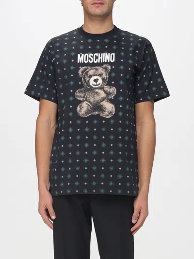 Moschino Polo Shirt Men  Couture In Black