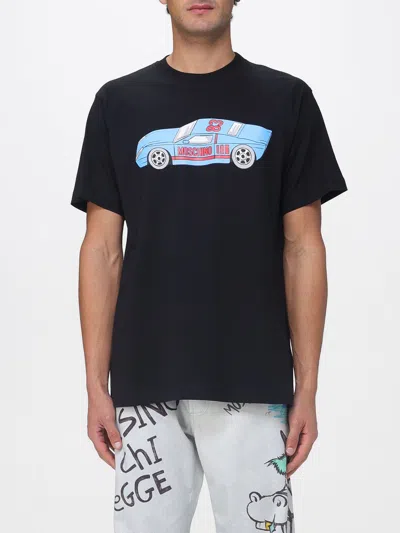 Moschino Polo Shirt Men  Couture In Black