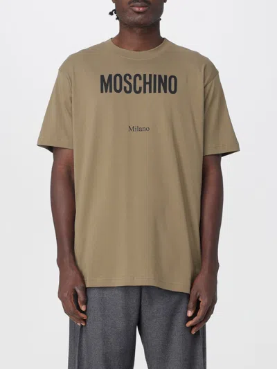 MOSCHINO T-SHIRT MOSCHINO COUTURE MEN COLOR GREEN,H26235012