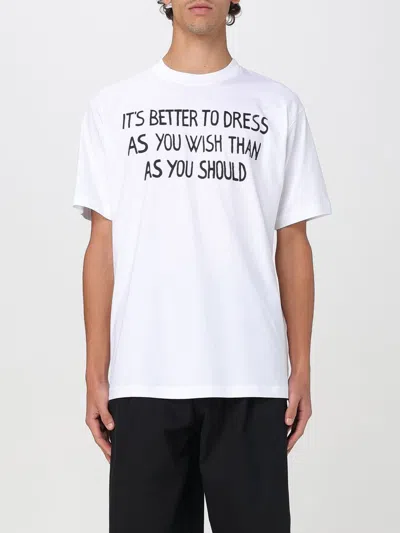 MOSCHINO T-SHIRT MOSCHINO COUTURE MEN COLOR WHITE,G98777001