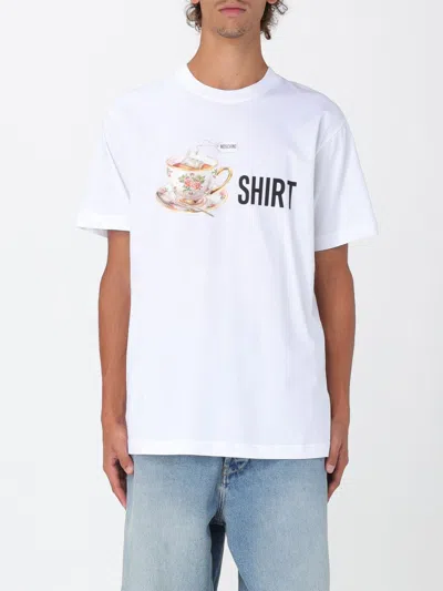 MOSCHINO T-SHIRT MOSCHINO COUTURE MEN COLOR WHITE,H26204001