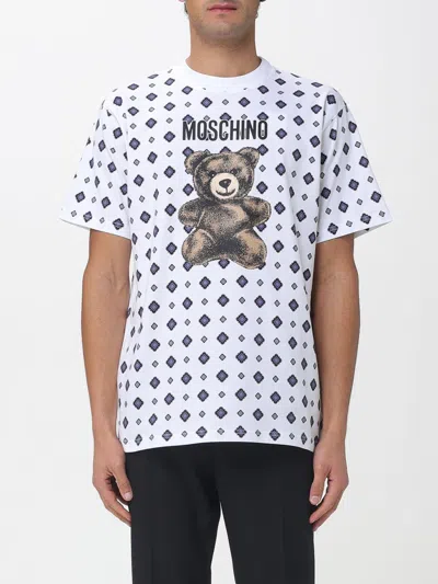 Moschino Polo Shirt Men  Couture In White