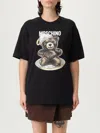 Moschino Teddy Bear-print T-shirt Mini Dress In Black