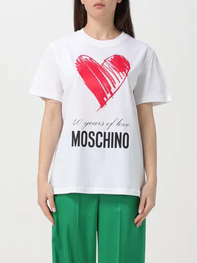 Moschino T-shirt  Couture Woman In White