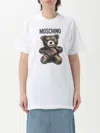 Moschino Logo Printed Cotton Jersey T-shirt