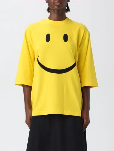 Moschino T-shirt  Couture Woman Color Yellow