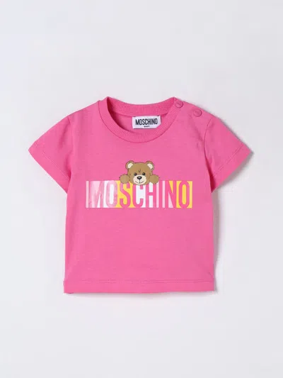 Moschino Babies' T-shirt  Kids Color Azalea