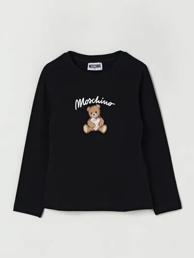 MOSCHINO T-SHIRT MOSCHINO KIDS COLOR BLACK,436549002