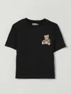 Moschino Bear-print T-shirt In Black