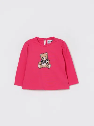 Moschino Babies' T-shirt  Kids Color Fuchsia In Pink