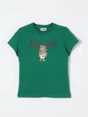 Moschino T-shirt  Kids Color Green In Grün