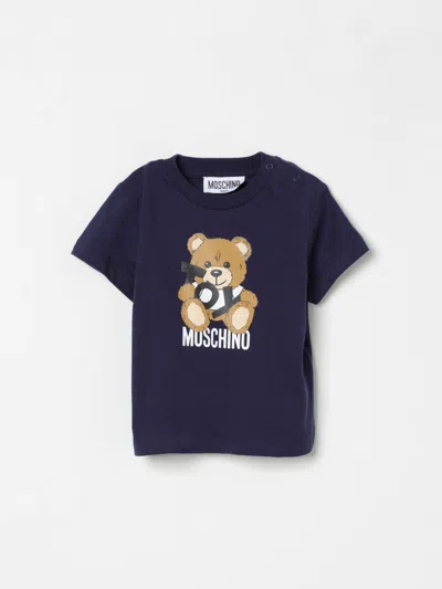 Moschino Babies' T-shirt  Kids Color Navy