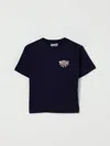 Moschino Blue T-shirt For Kids With Teddy Bear In Blue