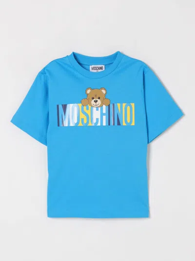 Moschino Kids' T-shirt  Kinder Farbe Ocean
