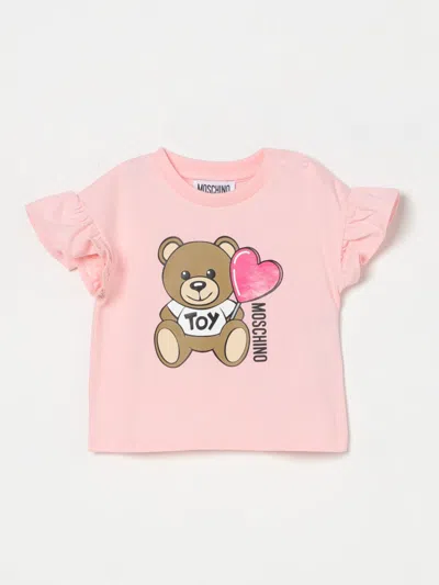 Moschino Babies' T-shirt  Kids Color Pink