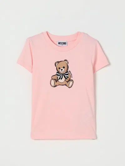 MOSCHINO T-SHIRT MOSCHINO KIDS COLOR PINK,436545010