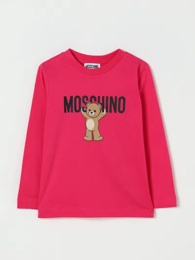 Moschino T-shirt  Kids Color Pink In Red