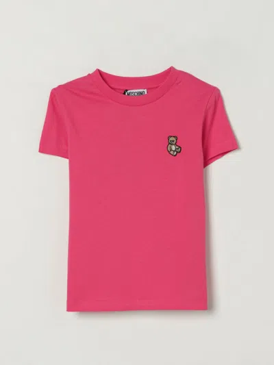 Moschino T-shirt  Kids Color Raspberry In Pink