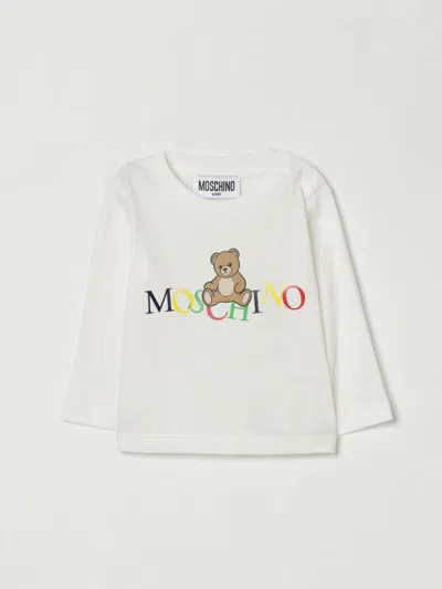 Moschino Babies' T-shirt  Kids Color Red In White
