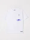 Moschino T-shirt  Kids Color White In White