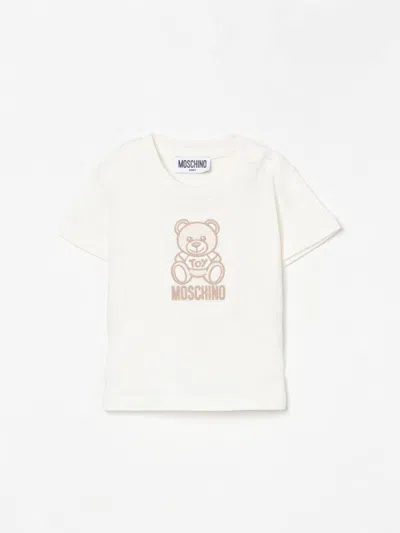 Moschino Babies' T-shirt  Kids Color White