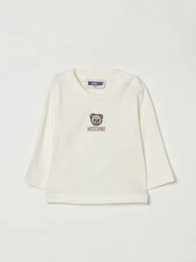 Moschino Babies' T-shirt  Kids Color White