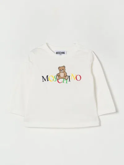 Moschino Babies' T-shirt  Kids Color White