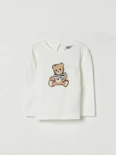 Moschino Babies' T-shirt  Kids Color White