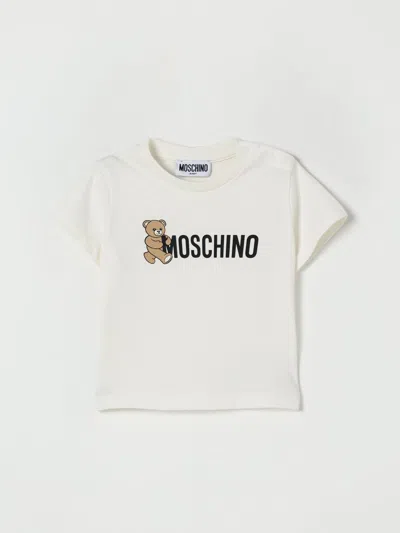Moschino Babies' T-shirt  Kids Color White