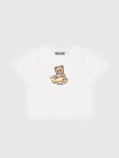 Moschino Babies' T-shirt  Kids Color White
