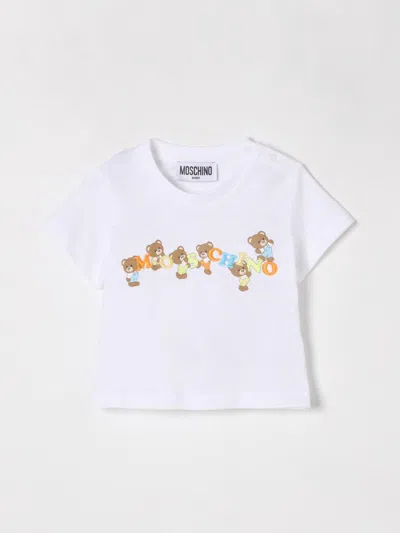 Moschino Babies' T-shirt  Kinder Farbe Weiss