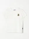 Moschino T-shirt  Kids Color White In Weiss