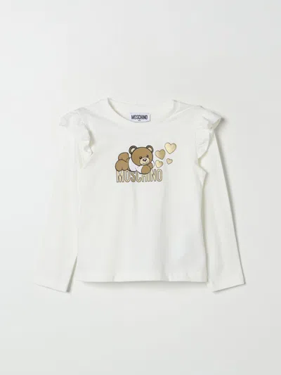 Moschino T-shirt  Kids Color White In Weiss