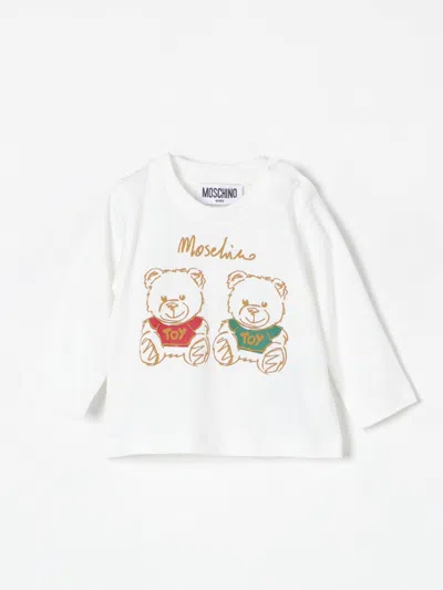 Moschino Babies' T-shirt  Kinder Farbe Weiss